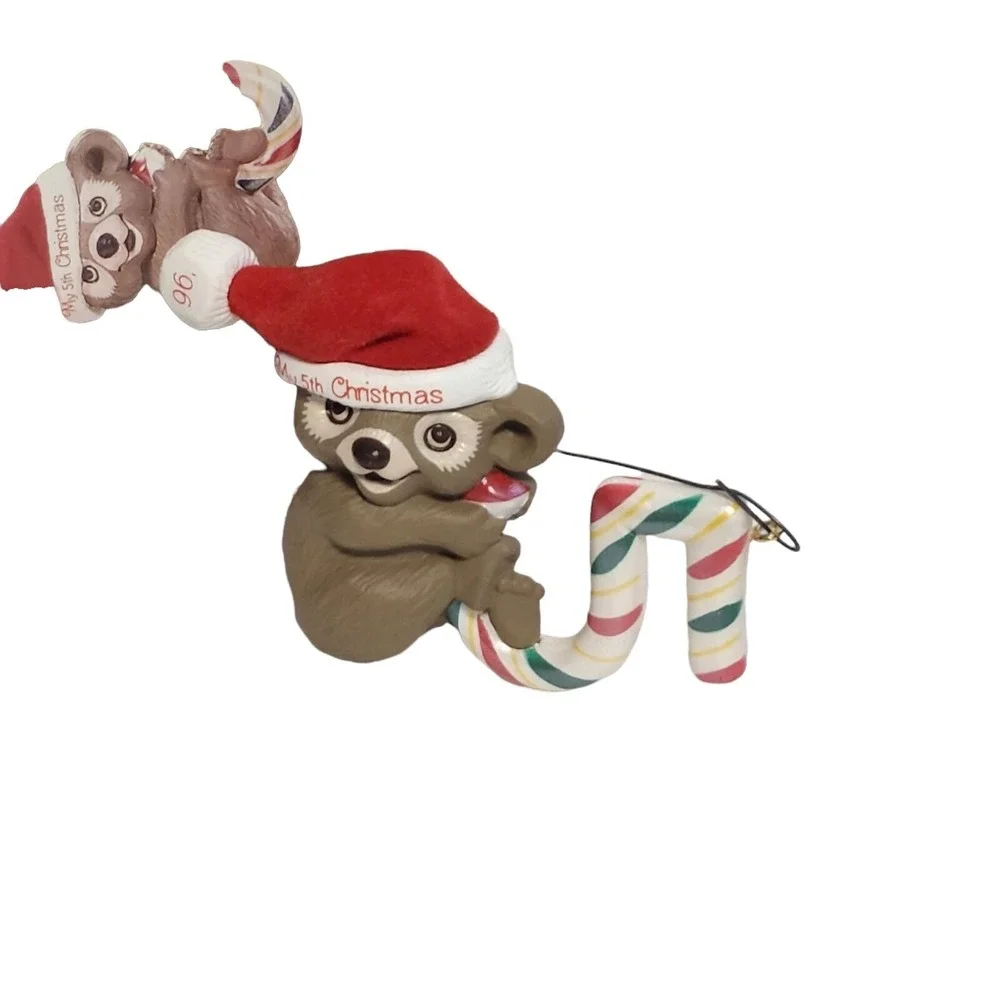 Hallmark Keepsake Ornament Child's Age Collection My 5th‎ Christmas Bear 1996